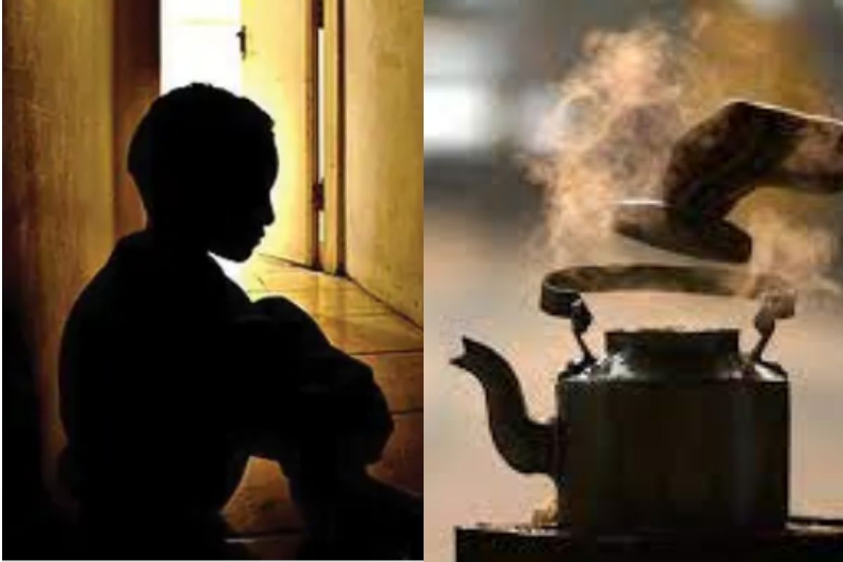 एका चहाच्या किटलीसाठी कोणी लहानग्या मुलाला इतकी क्रूर वागणूक कसं देऊ शकतं?