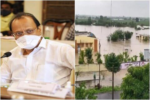 Ajit Pawar on Maharashtra rain and wet draught: अतिवृष्टीमुळे झालेल्या नुकसानानंतर ओला दुष्काळ जाहीर करण्याची मागणी होत आहे. यावर उपमुख्यमंत्री अजित पवारांनी आपली प्रतिक्रिया दिली आहे.