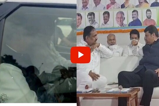 मुख्यमंत्र्यांच्या भावी सहकारी वक्तव्यानंतर आज Devendra Fadnavis आणि Jayant Patil यांचा एकाच गाडीतून प्रवास 