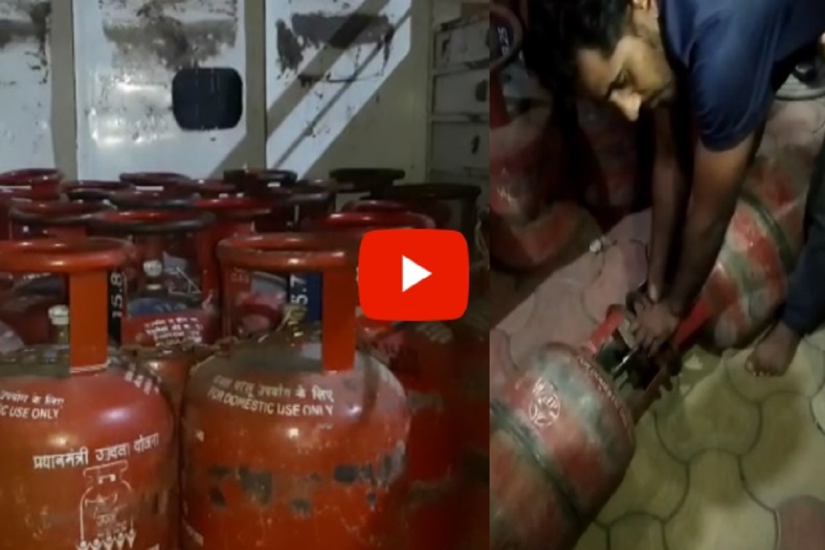 LPG Gas Cylinder चा काळाबाजार करणारी टोळी गजाआड, अशी होते तुमच्या सिलेंडरमधून गॅस चोरी, पाहा VIDEO