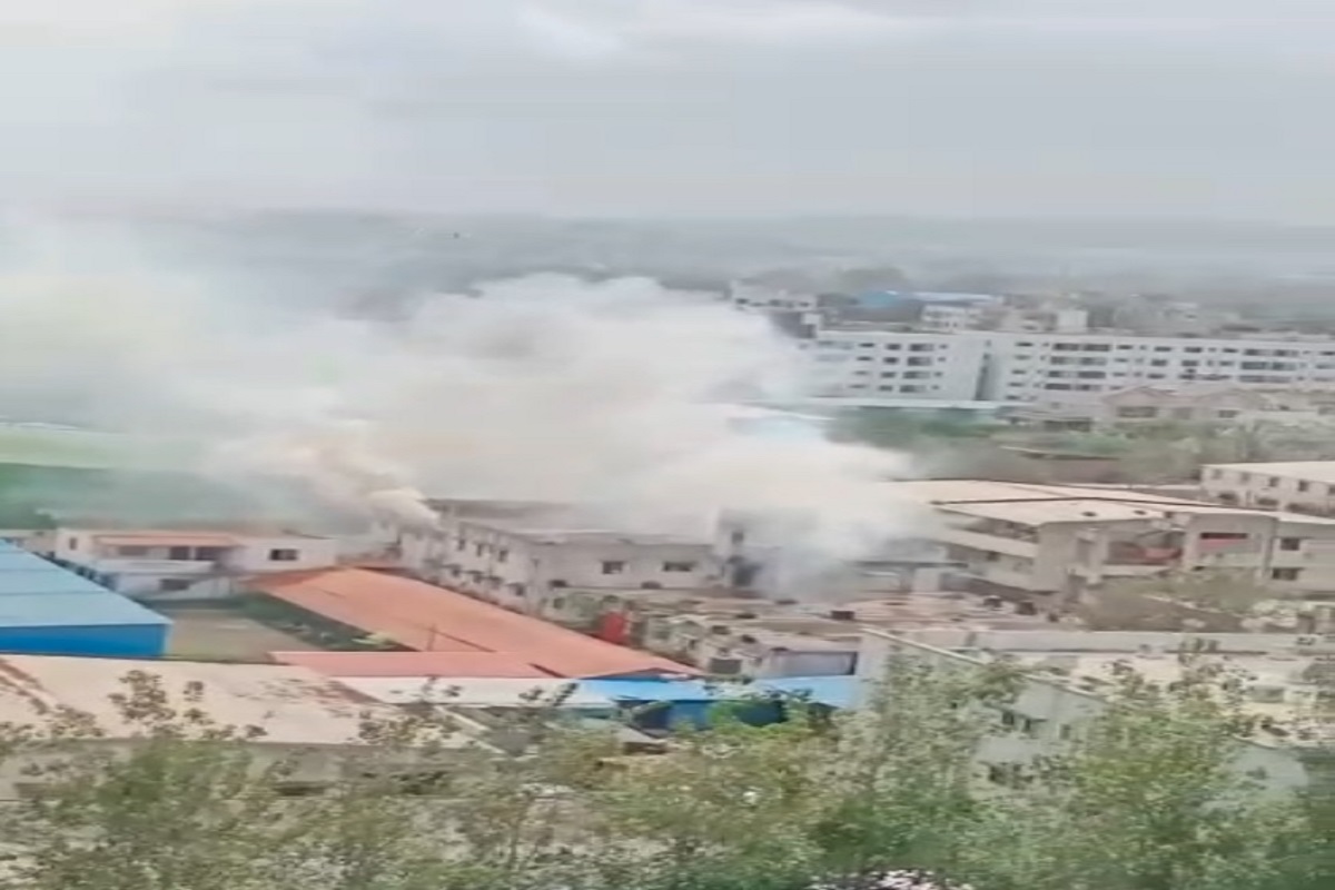 Pune Fire LIVE VIDEO: पुण्यातील भाऊ इंडस्ट्रियल इस्टेटमधील कंपनीला लागलेल्या आगीत एकाचा मृत्यू