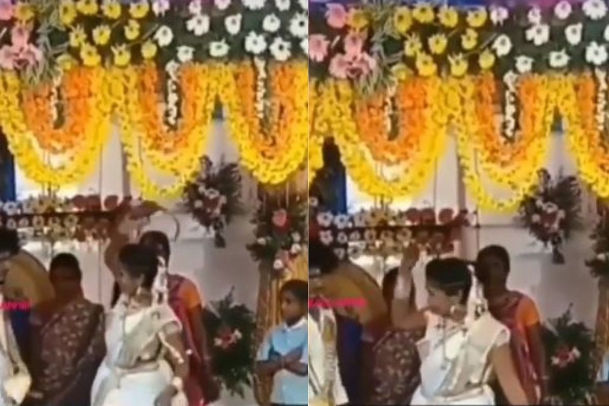 VIDEO : स्टेजवरच नवरदेवासोबत भांडण; ऐन लग्नमंडपातून उठून गेली नवरी, पाहा नेमकं काय झालं