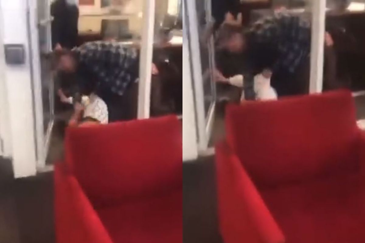 पतीसोबत संबंध ठेवणाऱ्या बहिणीची महिलेनं ऑफिसमध्येच केली धुलाई; Shocking Video आला समोर