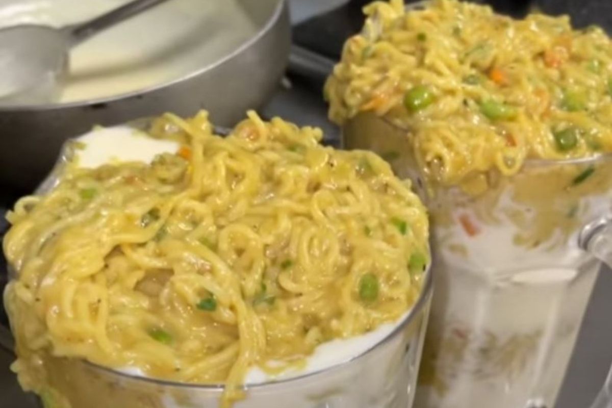 'मिल्क शेक मॅगी'चा इंटरनेटवर धुमाकूळ; पाहा नेमकी काय आहे भानगड