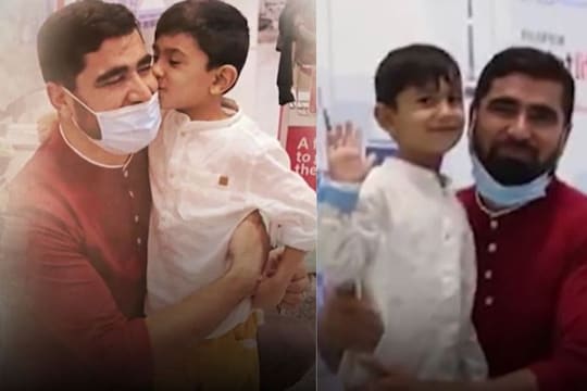 काबूल स्फोटात आईचा हात सुटून हरवला 3 वर्षांचा अली; 17 वर्षीय मुलानं कॅनडात आई-वडिलांजवळ पोहोचवलं