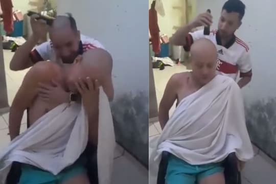 कॅन्सरग्रस्त वडिलांसाठी मुलानं केलं हे भलं काम; VIDEO पाहून पाणावतील डोळे