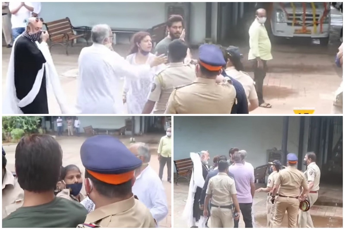 सिद्धार्थच्या अंत्यसंस्कारावेळी या अभिनेत्री-पोलिसांमध्ये जुंपली, Watch Video