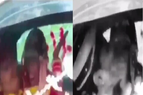 नवरी अचानक आऊट ऑफ कंट्रोल झाली आणि नवरदेवाला मारू लागली.