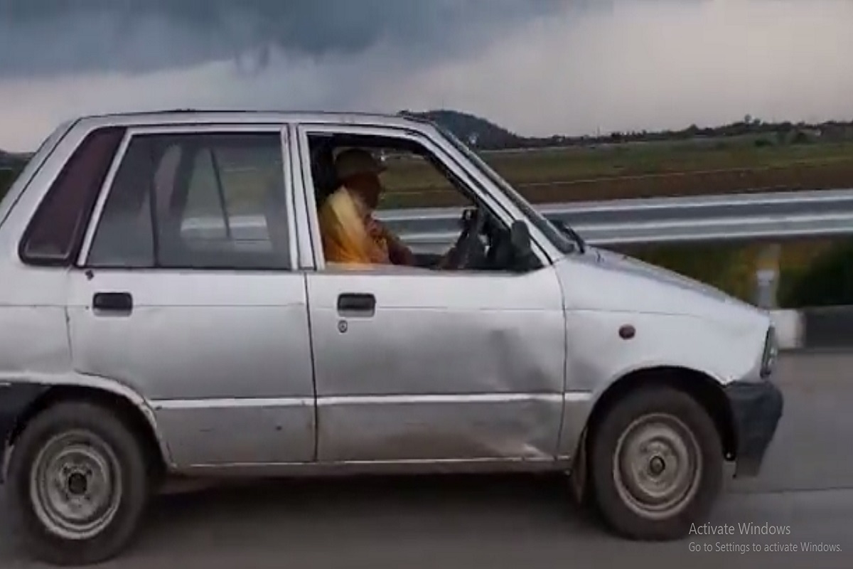 VIDEO - आजी रॉक्स बाकी सगळे शॉक! 3 महिन्यांत शिकली ड्रायव्हिंग; वयाच्या 95 व्या वर्षी सुसाट पळवली कार