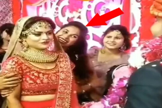 चाललंय तरी काय? भरमंडपातच मेहुणीने नवरदेवाला केला असा इशारा; VIDEO VIRAL