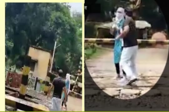 ट्रेनसमोर सुसाइडसाठी उभी होती तरुणी, रिक्षाचालकाने फिल्मी स्टाइलने वाचवले प्राण, कधी पाहिला नसेल असा VIDEO