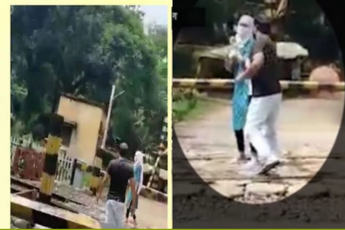 ट्रेनसमोर सुसाइडसाठी उभी होती तरुणी, रिक्षाचालकाने फिल्मी स्टाइलने वाचवले प्राण, कधी पाहिला नसेल असा VIDEO