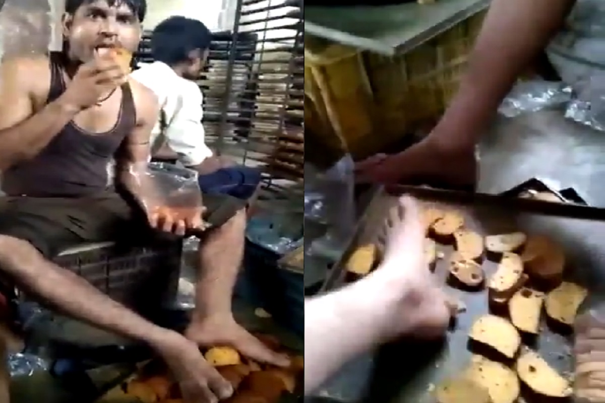 संताप येईल, किळस वाटेल! क्रिस्पी टोस्ट आवडीने खात असाल तर हा VIDEO जरूर पाहा