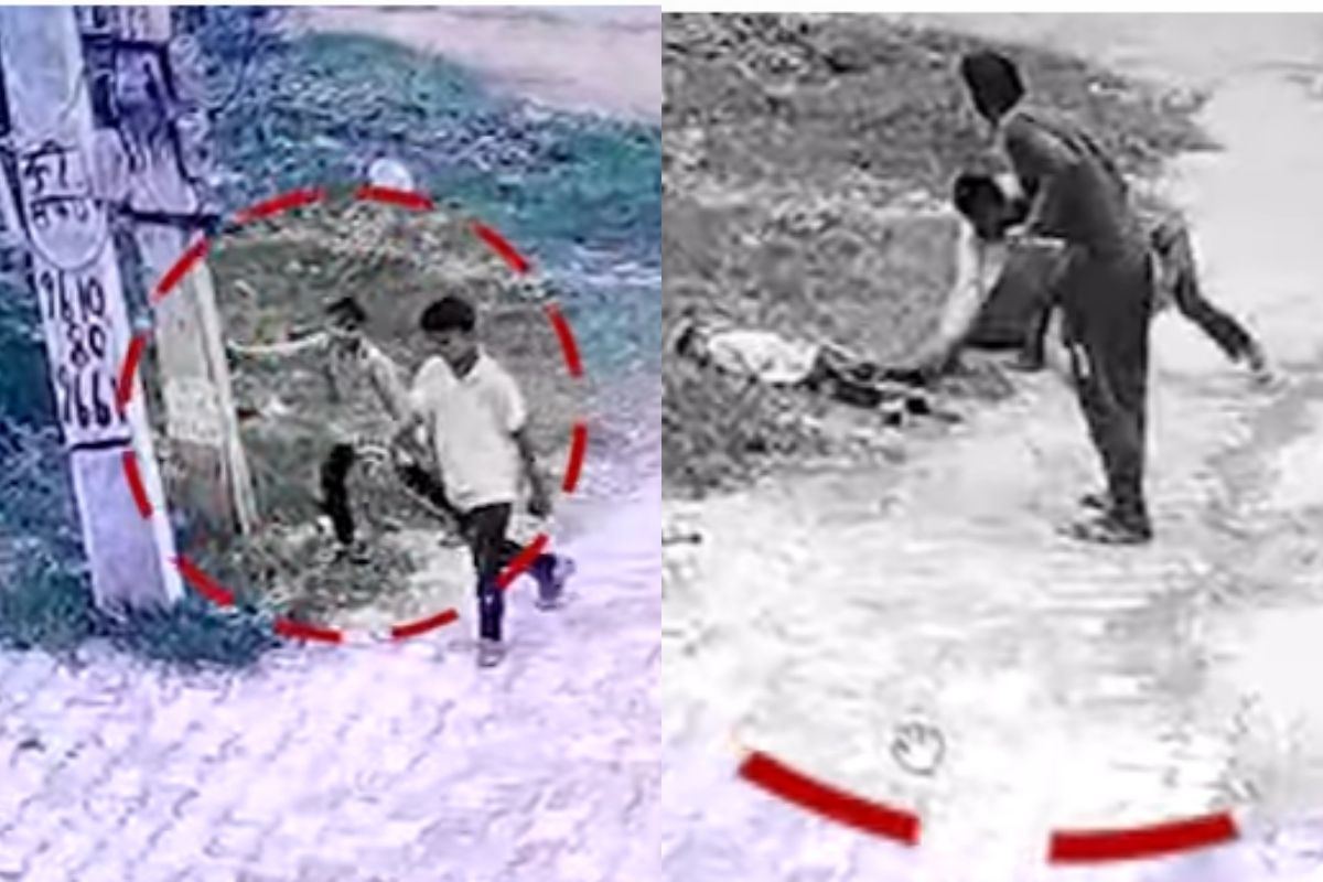 भयंकर! रस्त्यावरील खांबाला हात लावताच 6 वर्षांच्या मुलाला विजेचा झटका; घटनेचा Live Video कैद