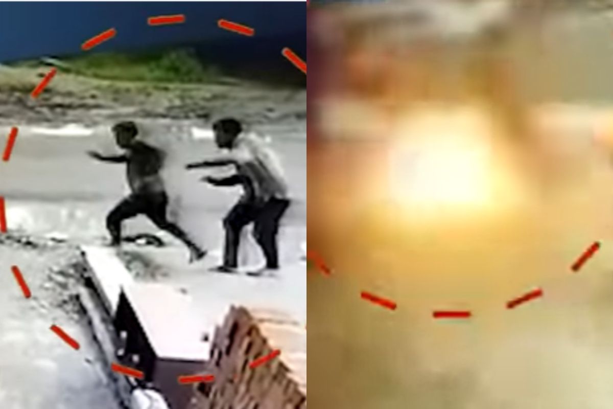 Shocking Video : रस्त्यावरून चालताना विजेची तार तुटली; जागीच होरपळून 2 सख्ख्या भावांचा मृत्यू