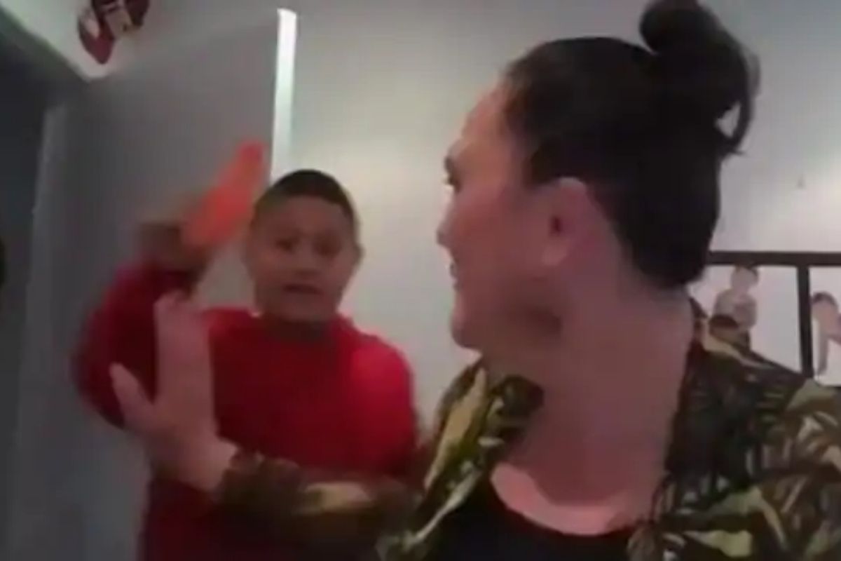 VIDEO : ऑनलाइन बैठकीदरम्यान मुलाने केलं असं कृत्य; महिला मंत्रीला सर्वांसमोर मागावी लागली माफी