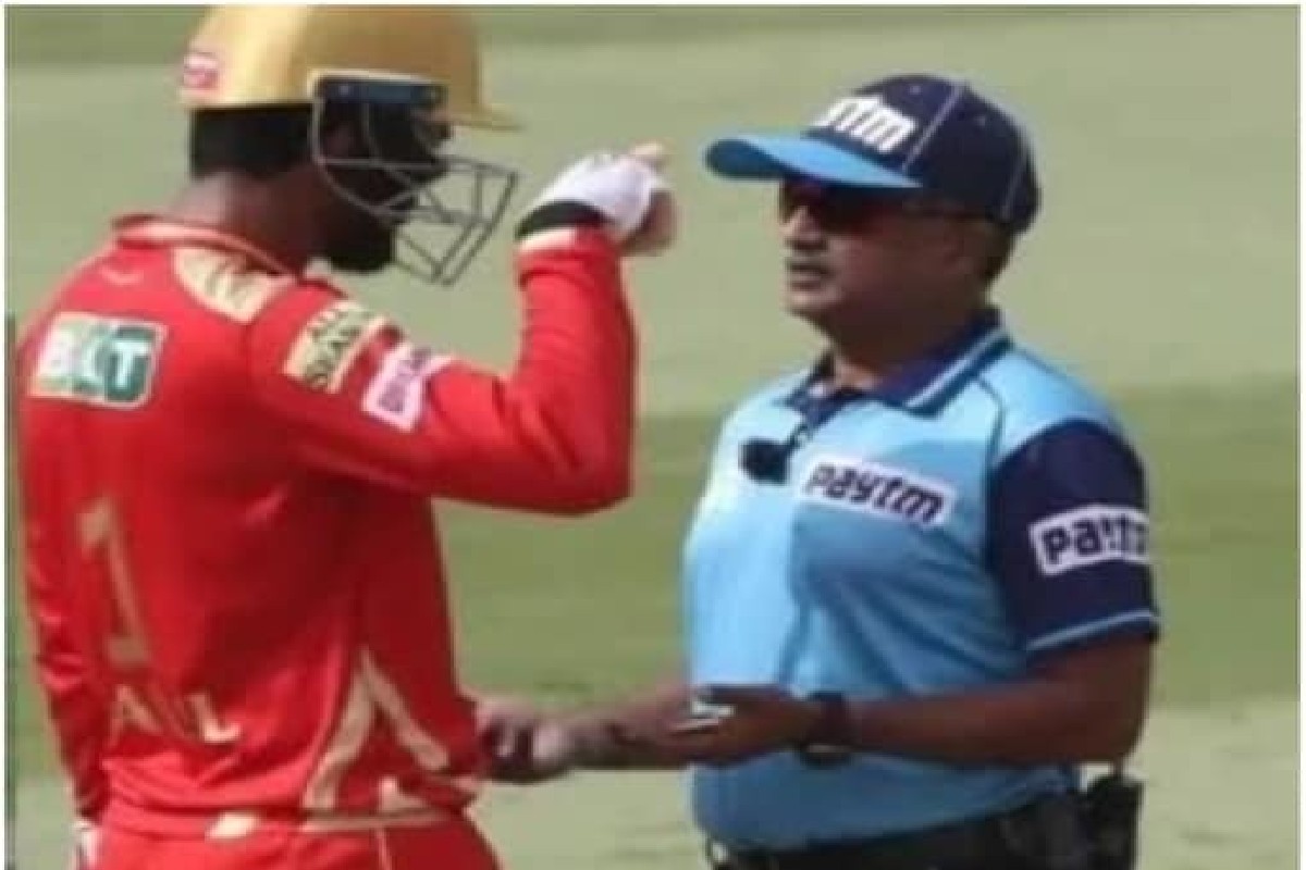 IPL 2021: अंपायरच्या निर्णयानंतर संपला राहुलचा संयम, भर मैदानात घातला वाद! VIDEO