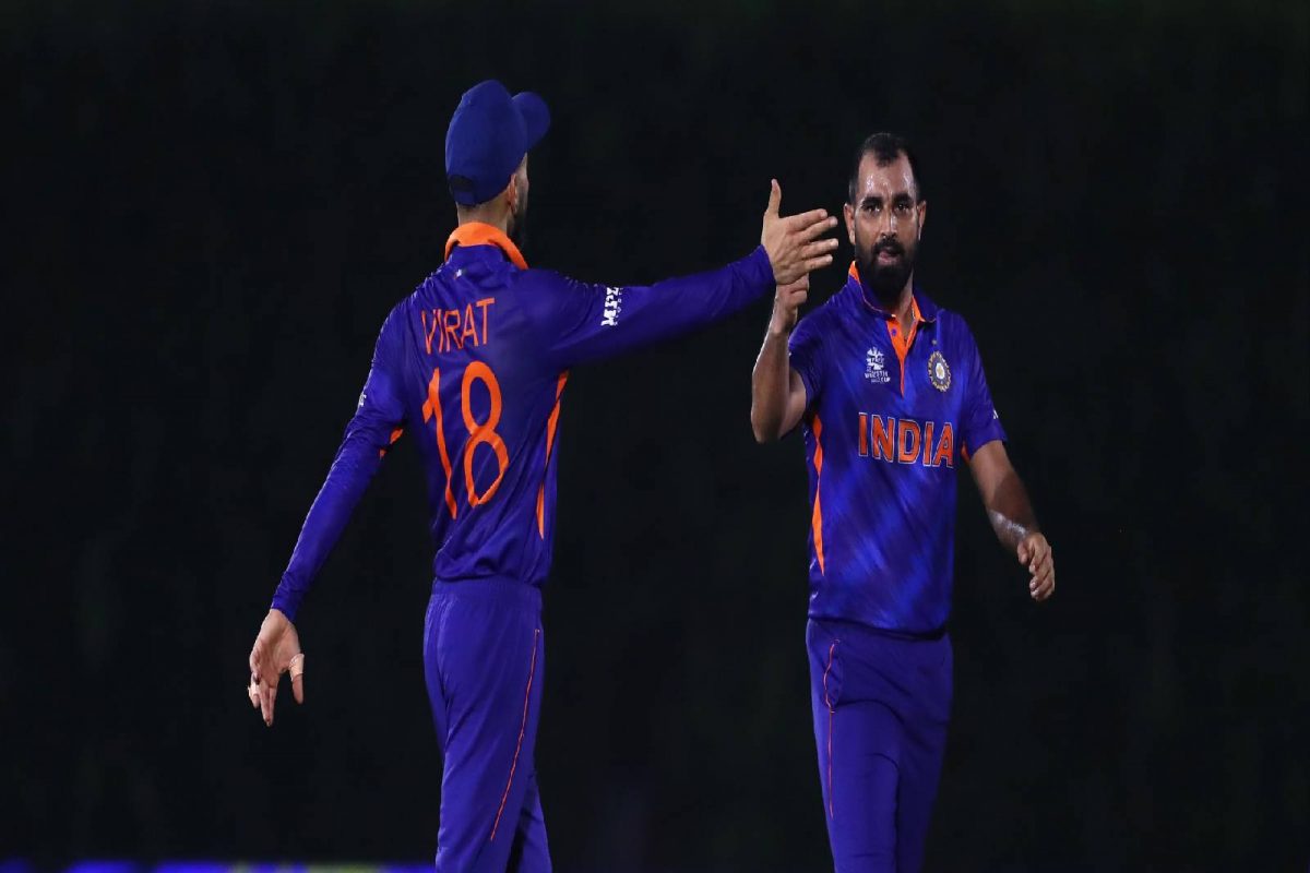 T20 World Cup : तीन बॉलला तीन विकेट, तरी मोहम्मद शमीला मिळाली नाही हॅट्रिक! VIDEO