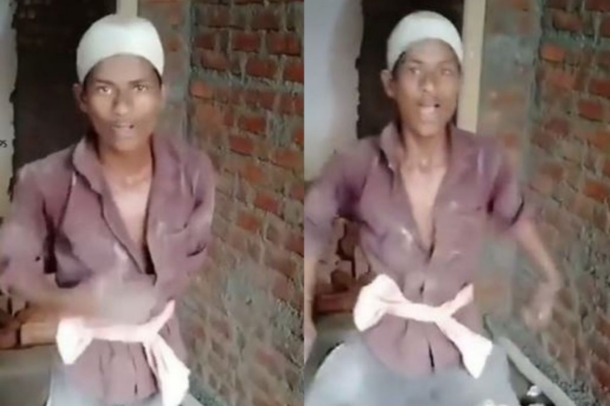बांधकाम मजुरानं दाखवला आपल्या जबरदस्त डान्सचा जलवा; VIDEO पाहून घालाल तोंडात बोटं