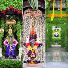 विठ्ठल रुक्मिणी मंदिर सजलं, घटस्थापनेनिमित्त गाभाऱ्याला आकर्षक सजावट, पाहा PHOTO विठ्ठल रुक्मिणी मंदिर सजलं, घटस्थापनेनिमित्त गाभाऱ्याला आकर्षक सजावट, पाहा PHOTO
