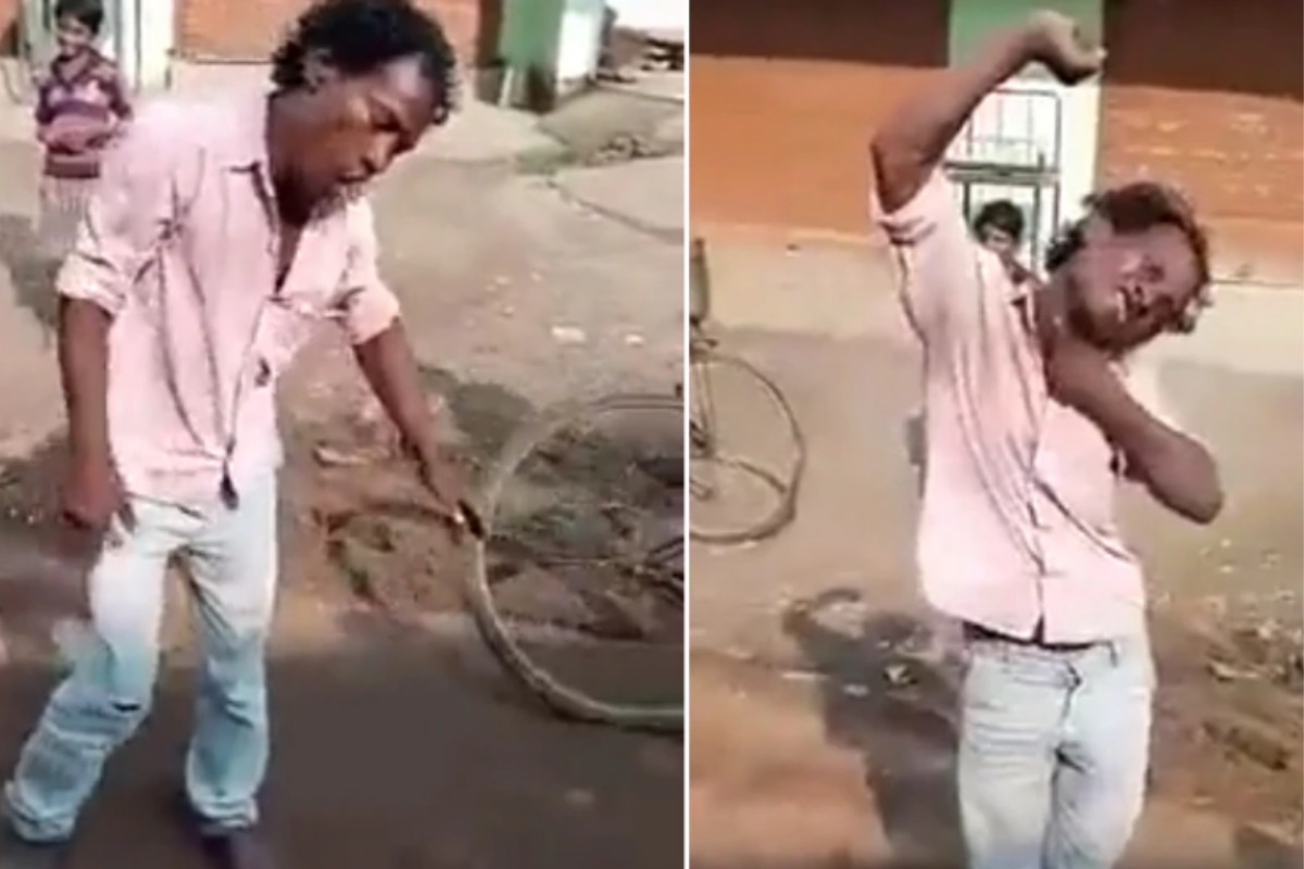 Michael Jackson आला वाटतं अंगात! भर रस्त्यात माणसाने कसला डान्स केलाय; पाहा VIRAL VIDEO