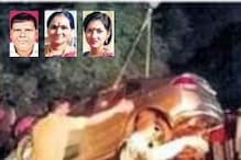 देवीच्या दर्शनासाठी जाणाऱ्या कुटुंबावर काळाचा घाला; कार अपघतात तिघांचा मृत्यू