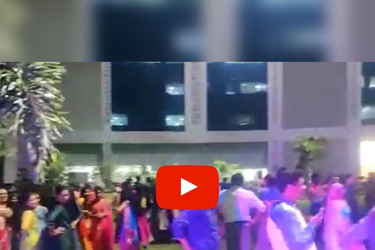 नाशकात गरबा कार्यक्रमात शेकडो तरुण-तरुणींचा धांगडधिगा; पोलिसांनी दाखवला इंगा, पाहा VIDEO