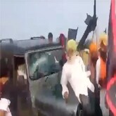 लखीमपूर खेरीचा horrible Video, मंत्र्याच्या SUV नं चिरडलं शेतकऱ्यांना
