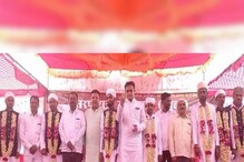 लेकाचा शाही विवाह टाळून 22 जोडप्यांचा फुलवला संसार; लातूरात पार पडला अनोखा सोहळा लेकाचा शाही विवाह टाळून 22 जोडप्यांचा फुलवला संसार; लातूरात पार पडला अनोखा सोहळा