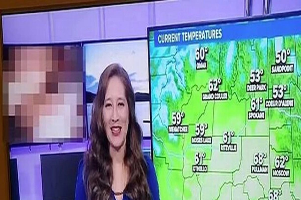 अरे हे काय? ती बातम्या देत होती आणि मागे सुरू होतं Porn; न्यूज चॅनेलवरील तो VIDEO पाहून प्रेक्षकही Shocked