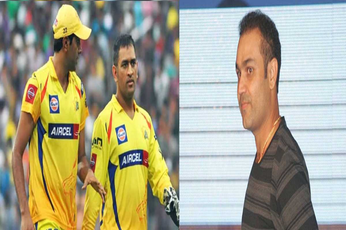 IPL 2021 : ...तेव्हा संतापलेला धोनी अश्विनला ओरडला, सेहवागचा धक्कादायक खुलासा