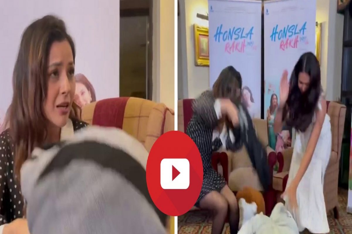 Siddharth Shuklaच्या निधनांतर 5 आठवड्यांनी Shehnaz कामावर परतली, सेटवर येताच दिलजीतला दिले फटके; VIDEO VIRAL