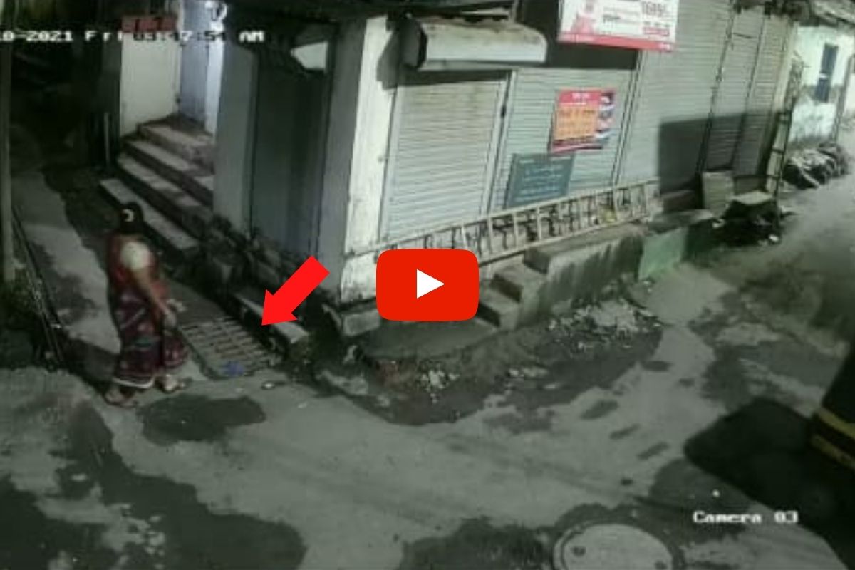हद्दच झाली राव! भिवंडीत गटारावरील लोखंडी चेंबरची चोरी; महिला गँग सीसीटीव्हीत कैद, पाहा VIDEO