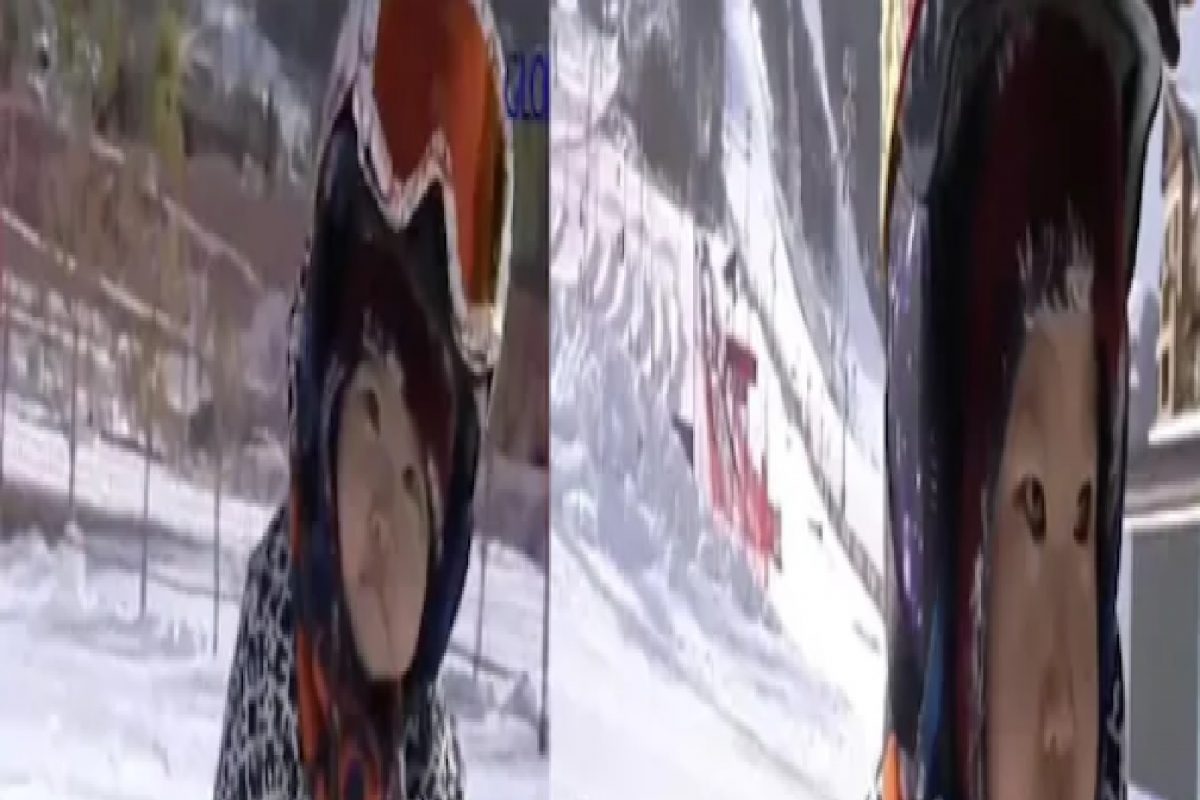 11 महिन्याच्या चिमुकलीची स्नो-बोर्डवर कमाल, चालण्याआधीच शिकली बॅलन्सिंग; पाहा VIDEO