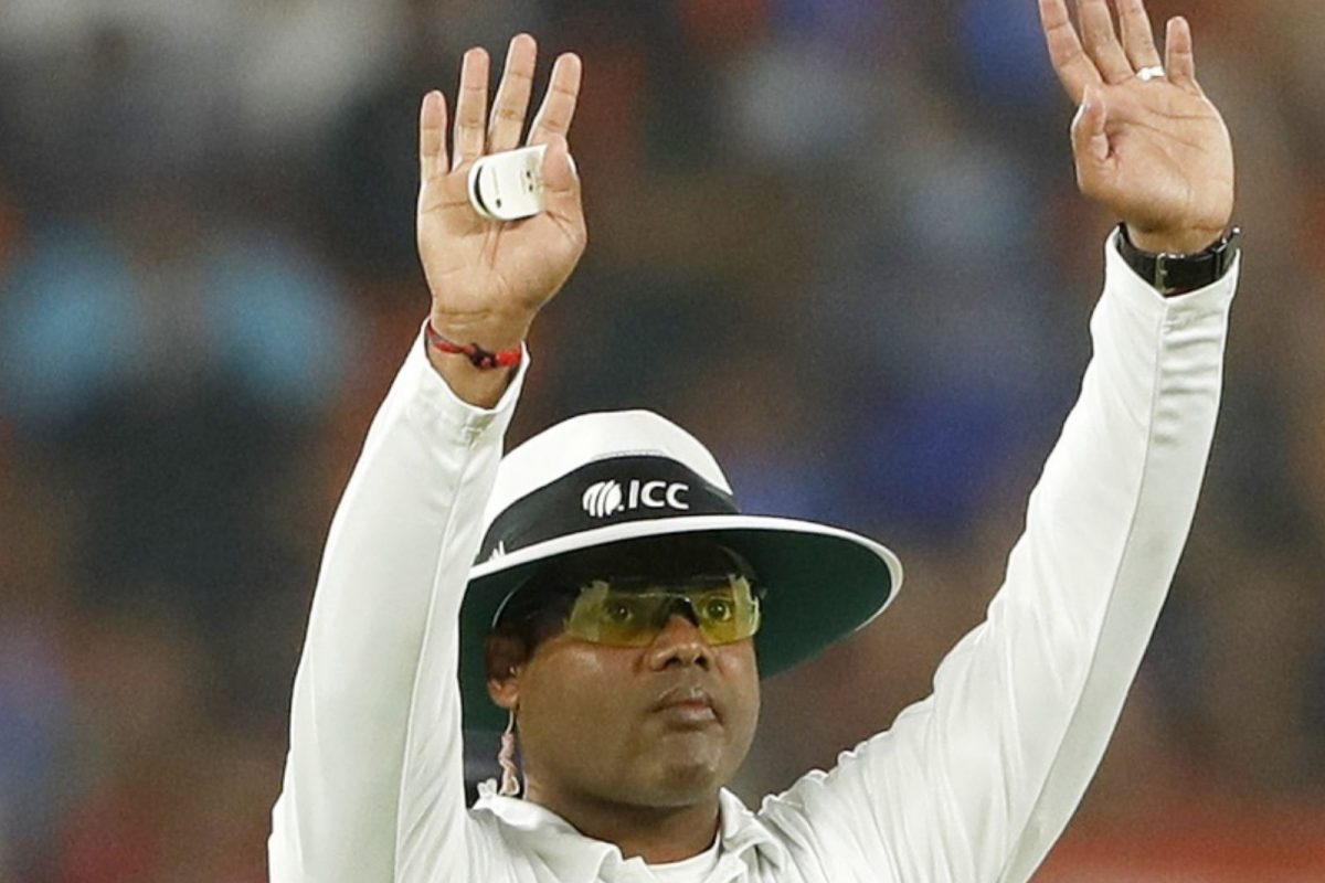 Indian best umpire Nitin Menon