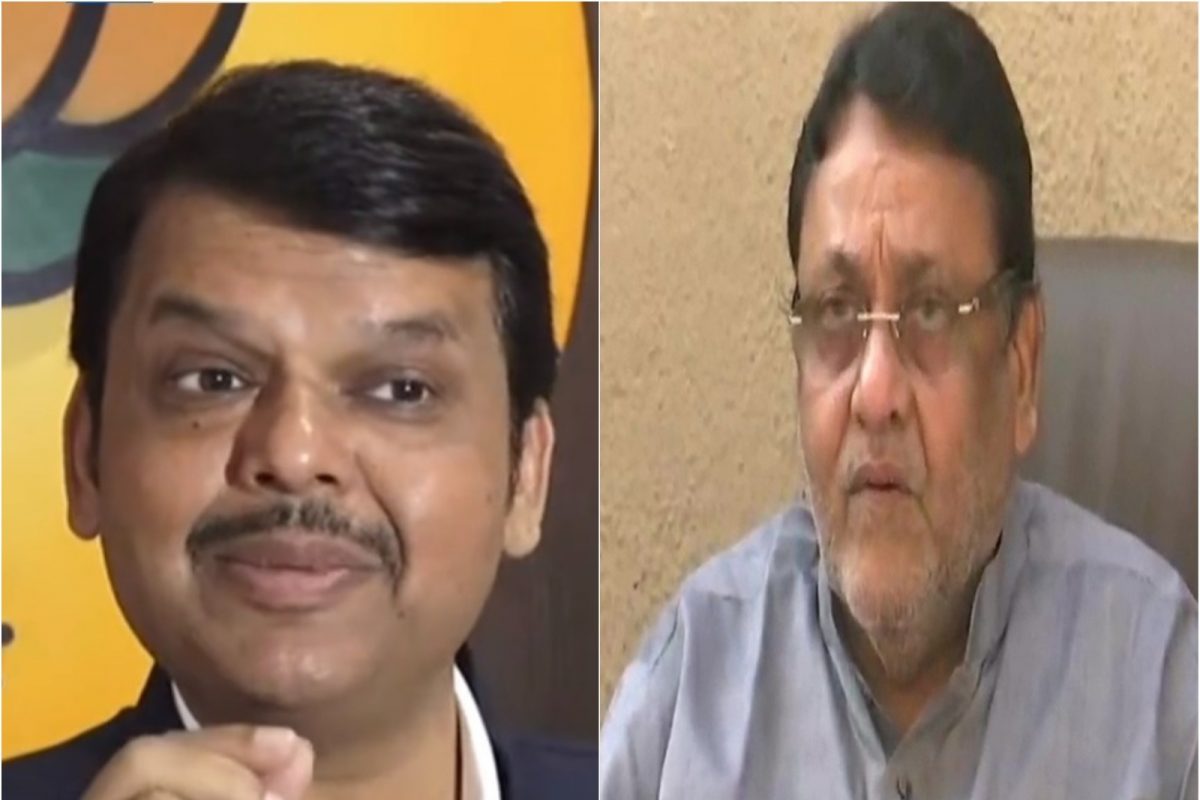 अखेर मलिकांनी हायड्रोजन बॉम्ब फोडलाच; '14 कोटींच्या बनावट नोटांचं प्रकरण देवेंद्र फडणवीसांनी दाबल्याचा केला प्रयत्न' नवाब मलिकांचा गंभीर आरोप