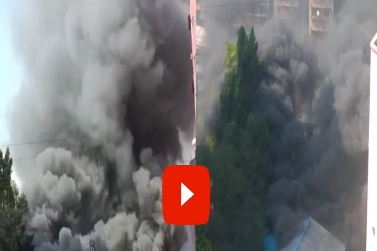 मुंबईत कार सर्व्हिस सेंटरमध्ये अग्नितांडव, घटनास्थळी स्फोटांचा आवाज