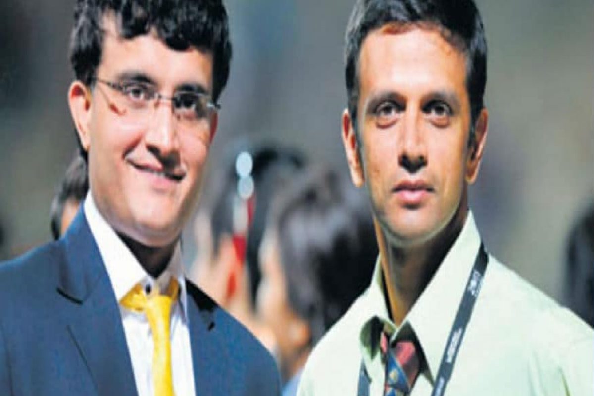 द्रविडच्या मुलानं केलेल्या फोनमुळे 'द वॉल' बनला हेड कोच! गांगुलीनं सांगितला 'तो' किस्सा