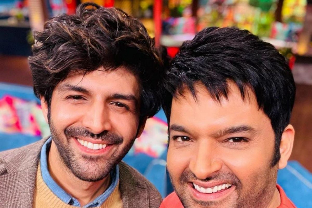 VIDEO: कार्तिक आर्यननं लाजत सांगितलं आपलं रिलेशनशिप स्टेट्स; ऐकताच कपिल शर्माला आलं हसू