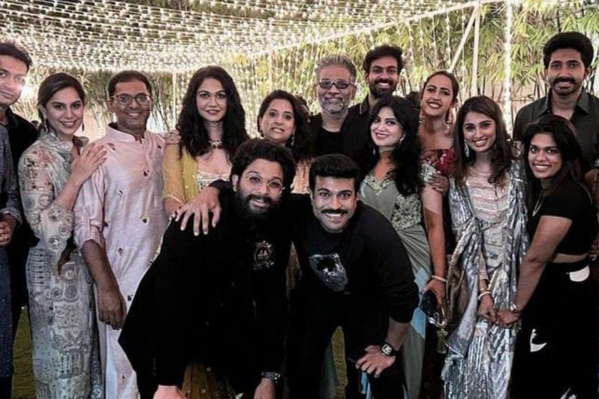 Allu Arjun आणि Ram Charanनं फॅमिलीसोबत केलं Pre-Diwali सेलेब्रेशन; Inside Photo झाले VIRAL