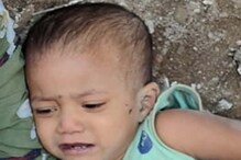 आई सोडून गेली पण 10 महिन्याचे बाळ दूध पिण्यासाठी धडपडत होतं, अमरावतीतील घटना आई सोडून गेली पण 10 महिन्याचे बाळ दूध पिण्यासाठी धडपडत होतं, अमरावतीतील घटना