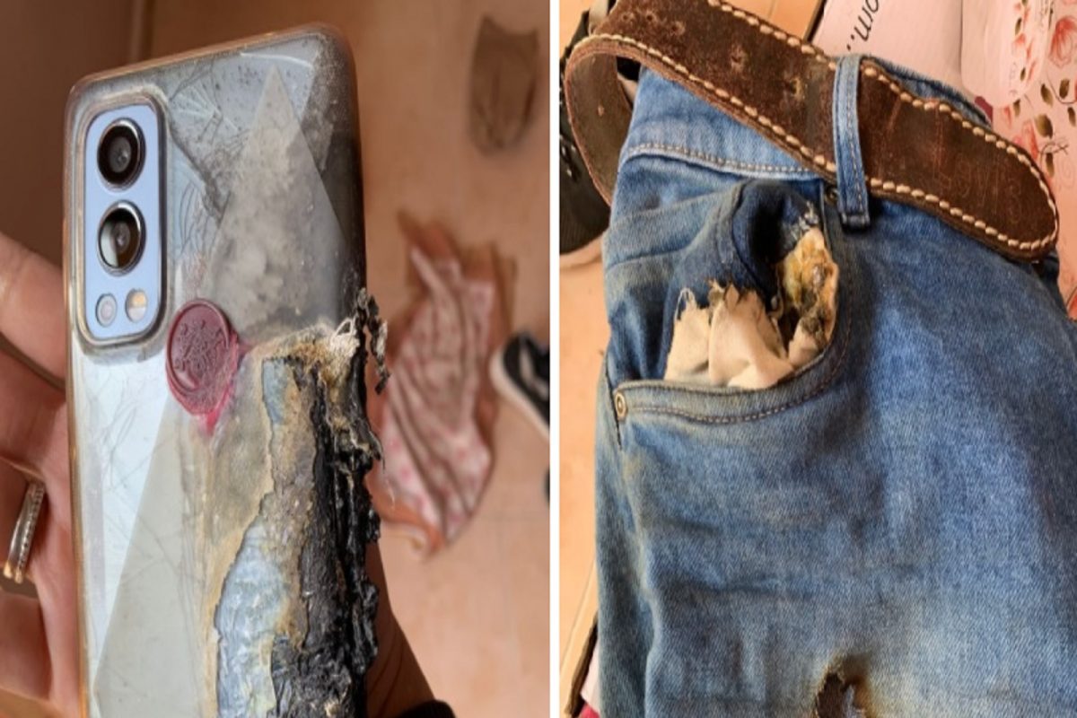 लोकांच्या जिवाशी खेळणं बंद करा...धुळ्यातील व्यक्तीच्या खिशातच फुटला OnePlus Nord 2, झाली भयंकर अवस्था