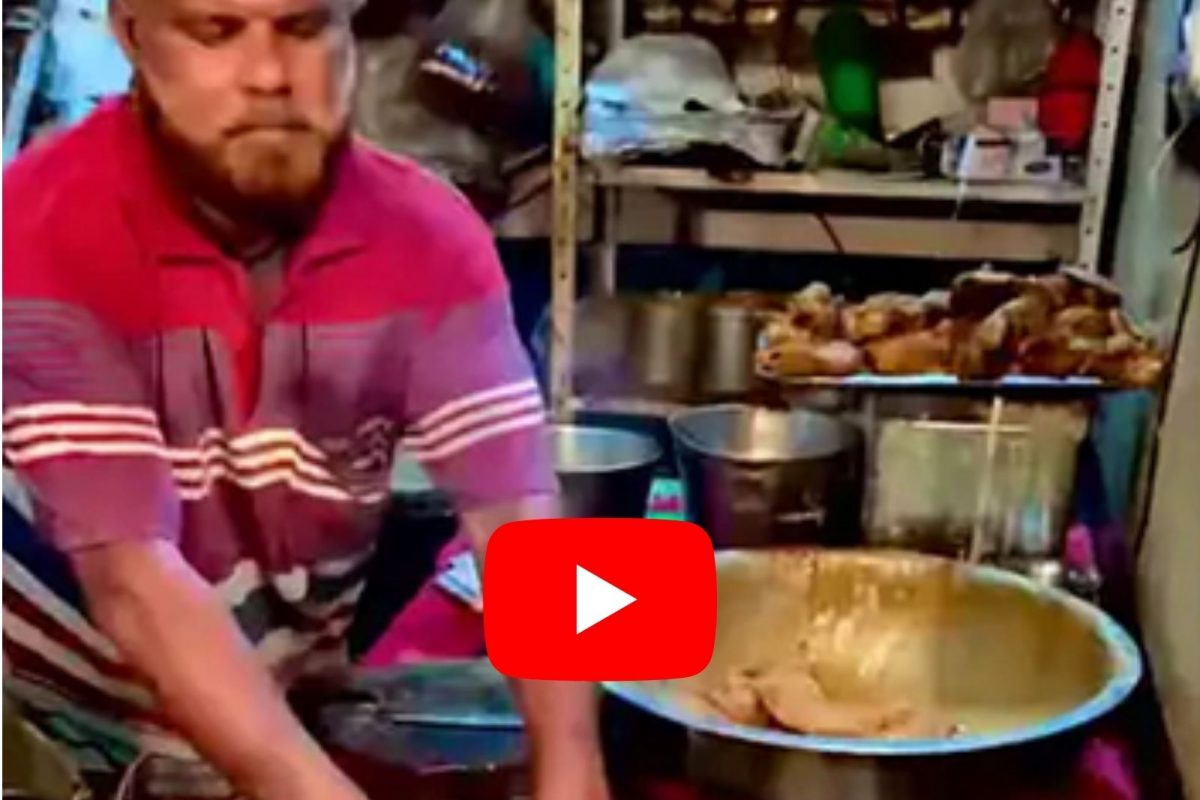 फ्राईड चिकनचा असा प्रकार पाहून डोकं गरगरेल, VIDEO पाहून नॉनवेज प्रेमीही हैराण