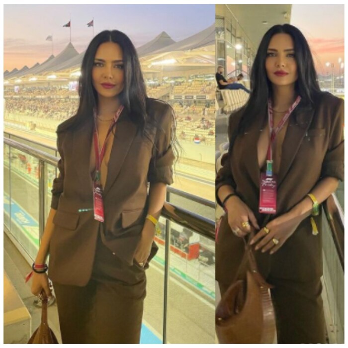 बॉलिवूड अभिनेत्री ईशा गुप्ता (Esha Gupta Latest Photos) तिच्या चित्रपटांपेक्षा तिच्या बोल्ड अवतारासाठी जास्त चर्चेत असते. सोशल मीडियावर तिचे ग्लॅमरस फोटो रोजच चर्चेत असतात. ती मोठ्या पडद्यावर फार कमी वेळा दिसली असली तरी तिचे फोटो मात्र नेहमी चर्चेचा विषय असतात. आता फॉर्म्युला 1 (Formula 1) रेसिंगदरम्यानचे ईशा गुप्ताचे Photos सध्या चर्चेत आहेत. अभिनेत्री पॅंटसूटमध्ये फॉर्म्युला 1 रेसिंग पाहण्यासाठी आली होती हे फोटोज तिने सोशल मीडियावर शेअर केले आहेत. त्या या बोल्ड लुकमुळे सध्या सोशल मीडियावर ट्रोल होत आहे. 
