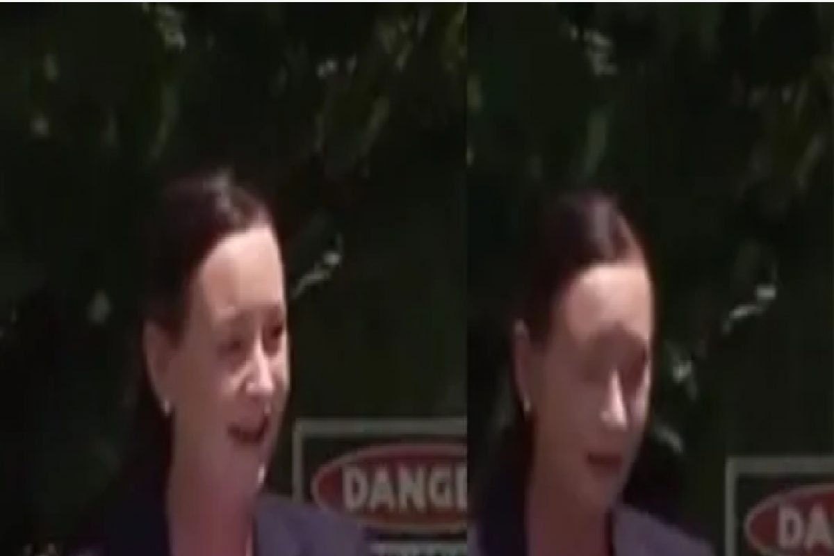 पत्रकारांशी बोलत होत्या आरोग्यमंत्री, तेवढ्याच पायावर चढली ‘मकडी’; आणि मग...