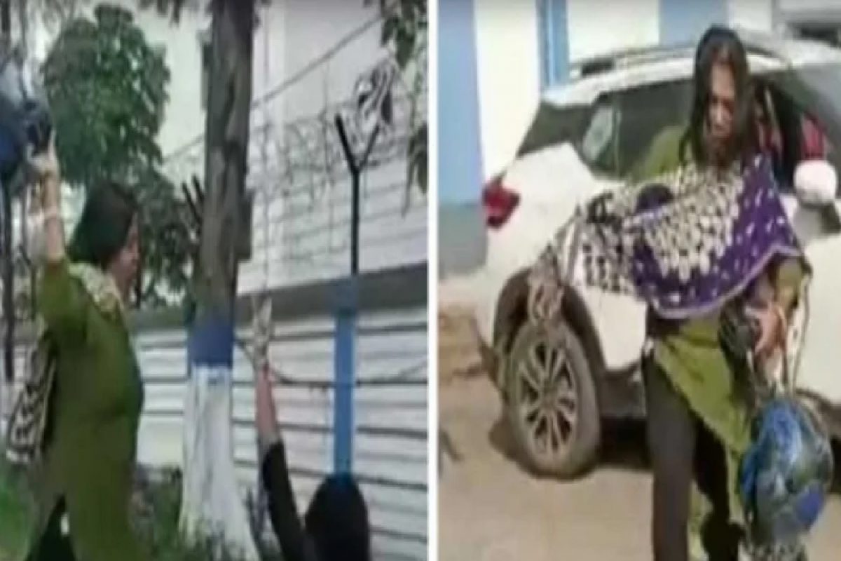 हॉटेलमध्ये Girlfriend सोबत सापडलेल्या पतीला पत्नीनं पळवून पळवून मारलं