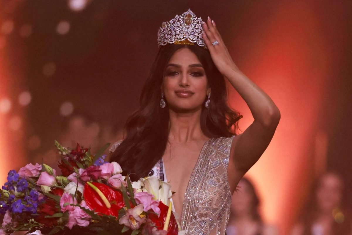 Harnaaz Sandhu as Miss Universe 2021
