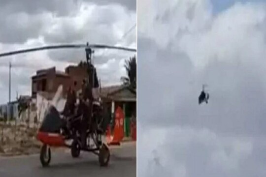 व्वा रे पठ्ठ्या कमालच केलीस! भंगार वापरून बनवलं Helicopter, आकाशात उडवूनही दाखवलं; पाहा VIDEO