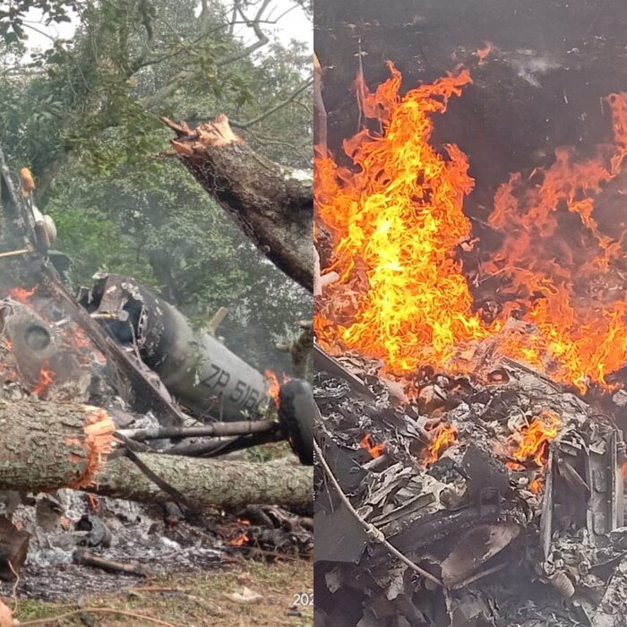 तमिळनाडू येथील कुन्नूरमध्ये मोठी दुर्घटना घडली आहे. कुन्नूर येथे लष्कराचं हेलिकॉप्टर (IAF Mi-17V5 Helicopter crashes) कोसळलं आहे. 