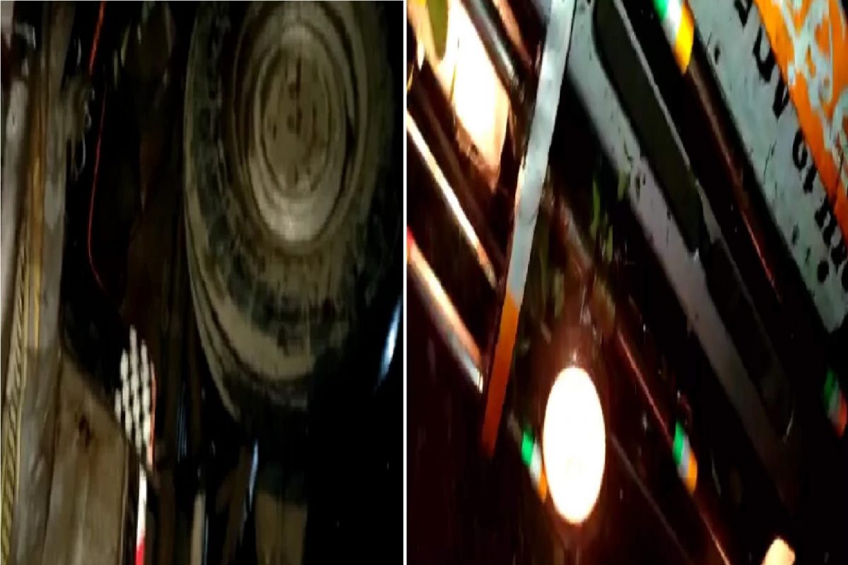 क्रूझर गाडी पलटल्यानं चाळीसगावात भीषण अपघात, अपघातात तीन जण ठार; सहा जखमी